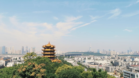武汉-古建筑-塔-塔楼-黄鹤楼 图片素材