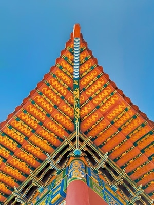色彩-街拍-华为手机摄影-古建筑-房屋 图片素材