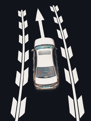 手机摄影-马路人生-黑白-车-轿车 图片素材