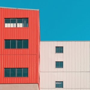 建筑-极简主义-留白-手机摄影-建筑 图片素材
