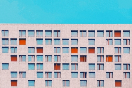 华为手机拍摄-留白-建筑-线条-极简主义 图片素材