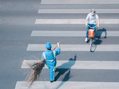 街拍-色彩-手机摄影-极简-街道 图片素材