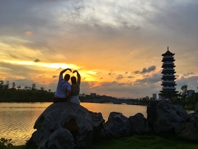 风光-随手拍-我的六月-风景-情侣 图片素材