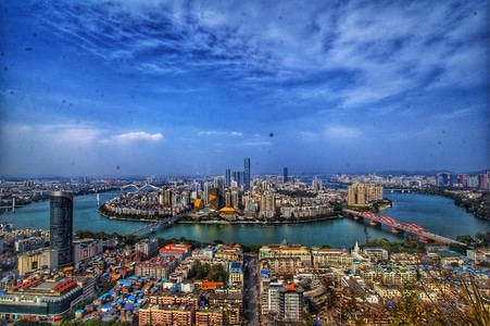 你好2020-城市-风光-城市-城市风光 图片素材