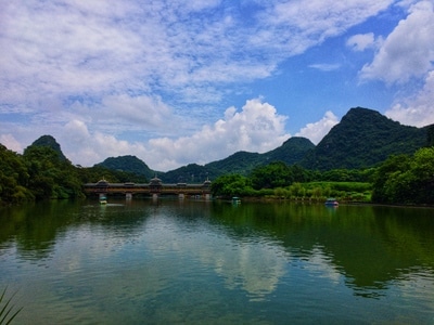 自然-旅行-风景-潭水-龙潭 图片素材
