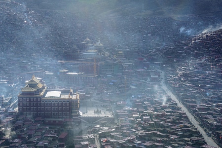 旅途-随拍-纪实-色达佛学院-房屋 图片素材