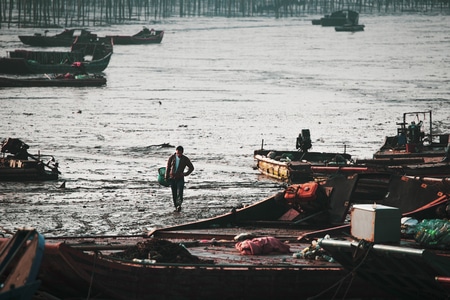 旅途-人文-随拍-霞浦-船 图片素材