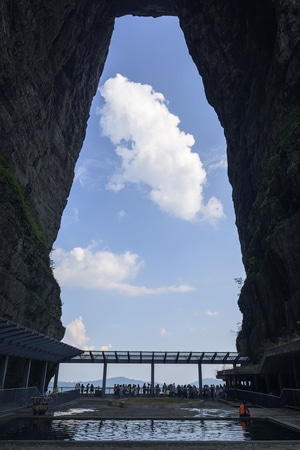 旅途-随拍-纪实-张家界-天门洞 图片素材