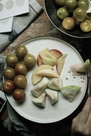 美食摄影-食物-食物-水果-桃子 图片素材