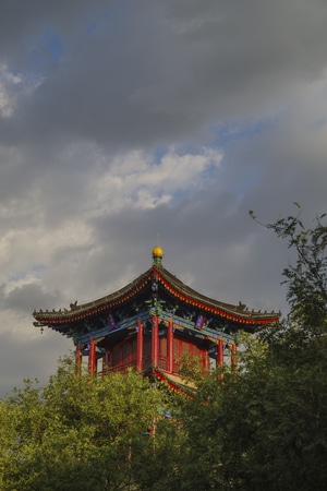 西安-城楼-魁星楼-风光-古建筑 图片素材