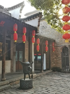 古镇-惠山古镇-光线-手机摄影-无锡 图片素材