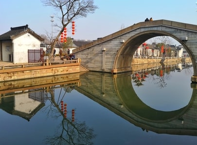 古镇-惠山古镇-光线-手机摄影-无锡 图片素材