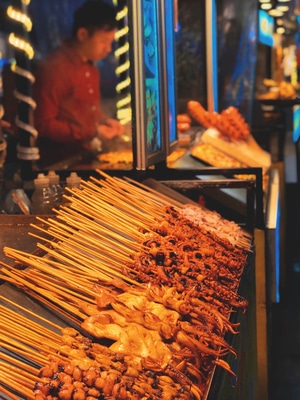 美食-小吃-夜市-我的2019-烤肉 图片素材