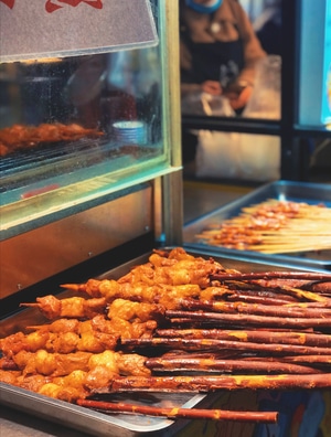 美食-小吃-夜市-我的2019-烧烤 图片素材