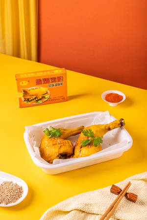 盐焗鸡-特产-烧烤-烤鸡腿-美食 图片素材