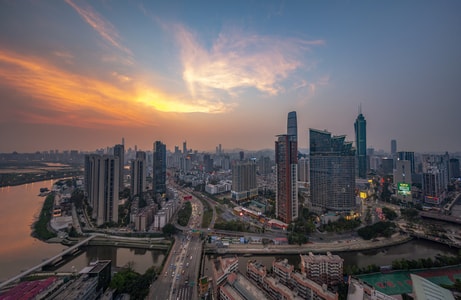 城市夜景-社区小蜜蜂-建筑-像素蜜蜂官方账号-城市秘境 图片素材