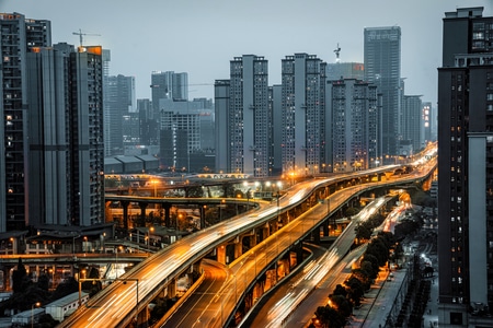 夜景-成都-城市-城市风光-建筑 图片素材