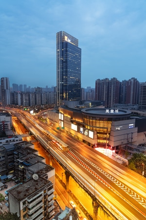 夜景-成都-城市-城市风光-建筑 图片素材