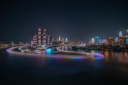 旅行-重庆-夜景-朝天门-城市 图片素材