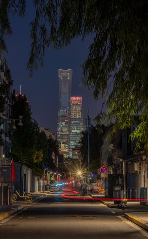 夜色-看你的城市-北京-城市-像素蜜蜂官方账号 图片素材