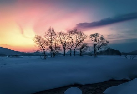 雪域-日出-自然-风光-风景 图片素材