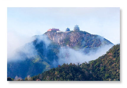 温州市-山-云雾-风景-风光 图片素材