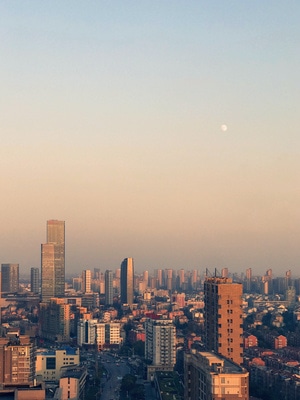 南通市-城市色彩-手机摄影-爬楼-iphone 图片素材