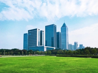 手机摄影-南通市-iphone-建筑-城市色彩 图片素材