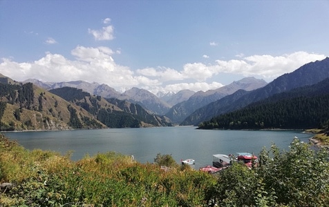 天山天池-旅游-风光-风景-自然风光 图片素材
