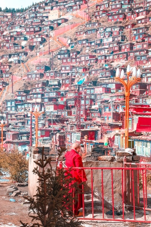 甘孜-阿坝-雪山-徒步旅行-川西 图片素材