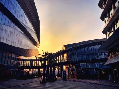 手机摄影-iphonex-手机-城市-夕阳 图片素材