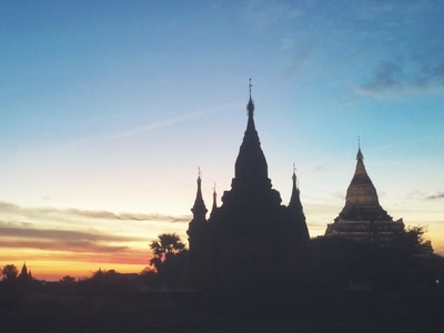 风景-旅行-缅甸-蒲甘-手机摄影 图片素材