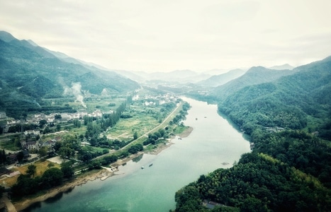 旅行-航拍-大疆-风景-浙江 图片素材