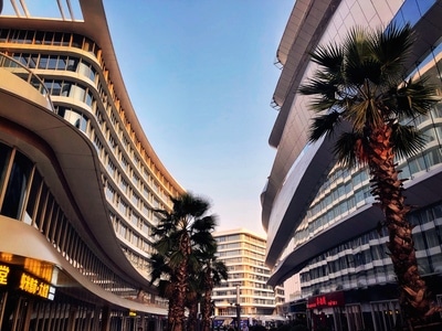 手机摄影-iphonex-手机-城市-夕阳 图片素材
