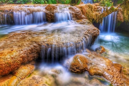 风光-自然-小溪-水流-风景 图片素材