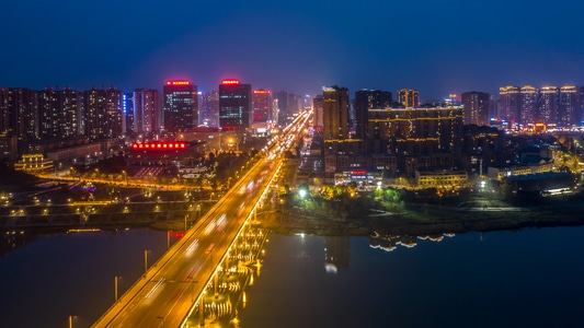 内江-风景-城市-航拍-城市 图片素材