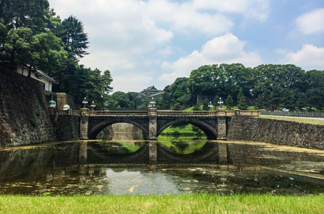 风光-建筑-日本-皇宫二重桥-二重桥 图片素材