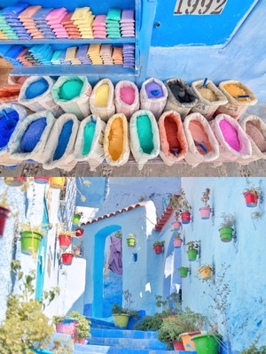 旅行-摩洛哥旅行-舍夫沙万-蓝城-旅拍 图片素材