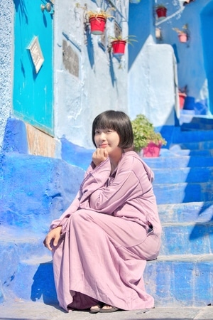旅行-摩洛哥旅行-舍夫沙万-蓝城-旅拍 图片素材