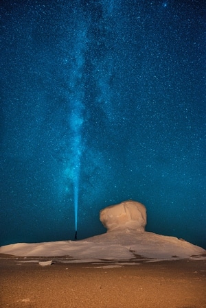 小众旅行-旅拍-星空-撒哈拉沙漠-星空 图片素材