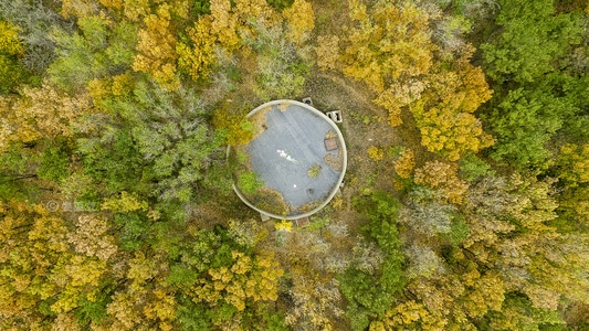 我的2019-秋天的原野-秋叶-秋林-圆形 图片素材