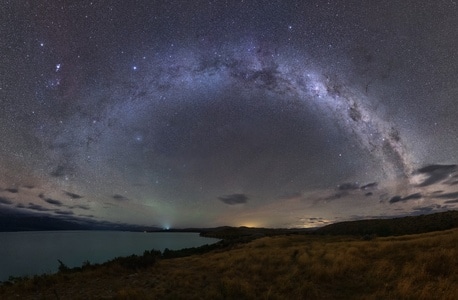 新西兰-星空-银河-银拱-风光 图片素材