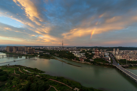 风光-风景-绵阳市-城市-城市风光 图片素材