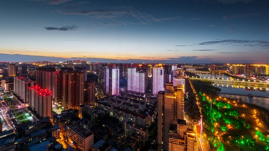 风景-风光-绵阳市-城市风光-夜景 图片素材