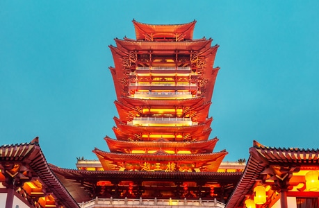 风光-建筑-楼阁-越王楼-角楼 图片素材