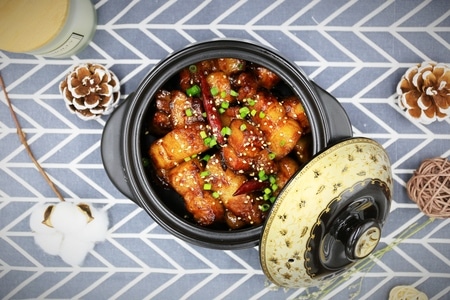 特写-食物-红烧肉-烹饪-食物 图片素材