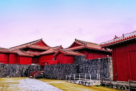 建筑-手机摄影-建筑-首里城-红房 图片素材