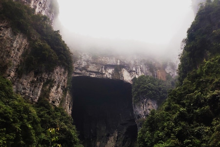 风光-手机摄影-武隆天坑-风景-重庆 图片素材