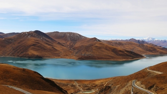 风光-纪实-旅拍-羊卓雍错-碧玉湖 图片素材