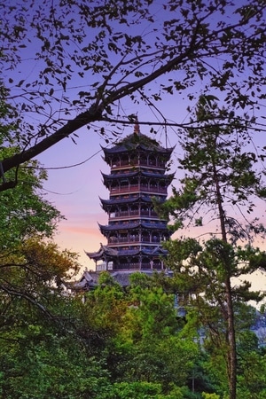 建筑-手机摄影-风光-玉垒阁-古建筑 图片素材